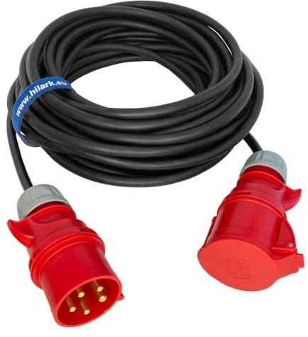 H07RN-F 5x6 32A Rubber extension cable 10m