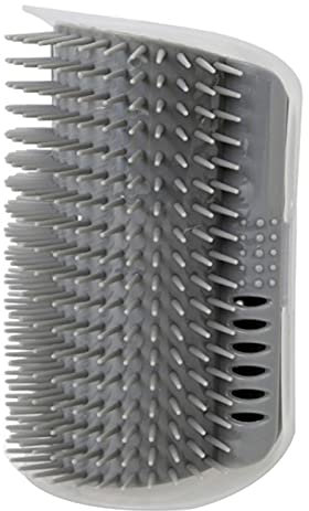 Katzenbürste Cat-Selbstreinigungsbürste, Katzen Verwenden Die Ecken Der Wandtischbeine, Um PET-Lieferungen Zu Massieren Und Zu Kratzen, 2 Installationsmethoden (Color : Gray, Size : 5PCS)