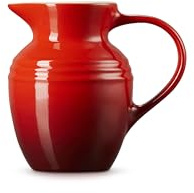 Le Creuset Kleiner Saftkrug Klassik aus Steinzeug, 0,6 L, Kirschrot, 70903060600002