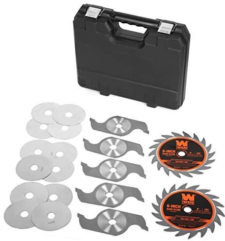 WEN BL067D 6-Inch 18-Tooth Carbide-Tipped Stacked Dado Blade Set for 8-1/4 and 10-Inch Table Saws
