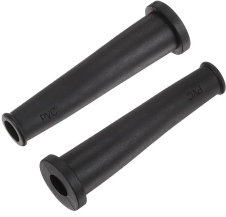 sourcing map Cord Boot Protector Cable Sleeve Hose Rubber Flexible 75mm Length Black 30 Pcs
