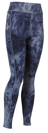 Aubrion - Non-Stop Reitleggings für Kinder (128) (Marineblau)
