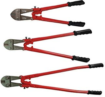 VaGo Lot de 3 coupe-boulons, ciseaux coupants, 450, 600, 900 mm