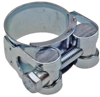 36-39mm (20mm) Auspuff Krümmer Schelle Klemme passend für Zündapp Hercules Kreidler Puch – Hochwertige Krümmerschelle mit M8 Einstellschraube