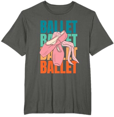Retro Bailarina - Bailar Vintage Ballet Camiseta