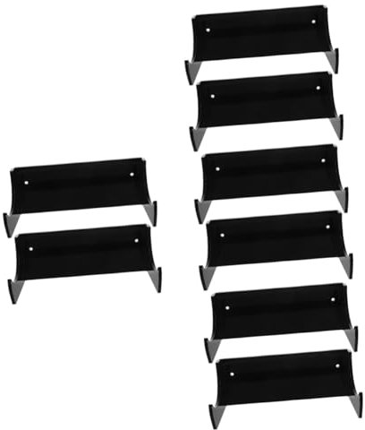 PRETYZOOM 8piezas Soporte Para Rodillos De Cocina Estante Horizontal De Montaje Pared Para Exhibición De Utensilios De Cocina Accesorio Práctico y
