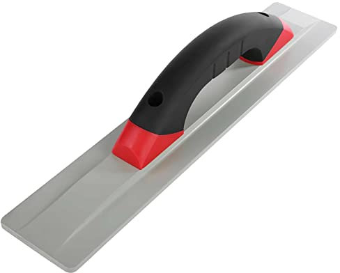 Truelle Truelle à plâtrer Truelle de pointage Truelle à béton Truelle à béton en alliage de magnésium de 12,8 mm d'épaisseur Finition à la main Truelle de lissage avec poignée confortable Truelle de f