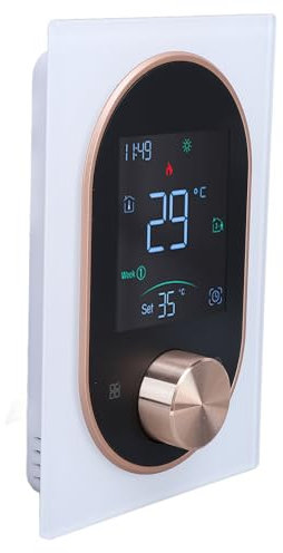 Thermostat Smart Thermostat Affichage Programmable Thermostat de Plomberie équipé Application de Programmation Contrôleur de Température de Couleur Intellige (#1) (#2) (#3) (#4)