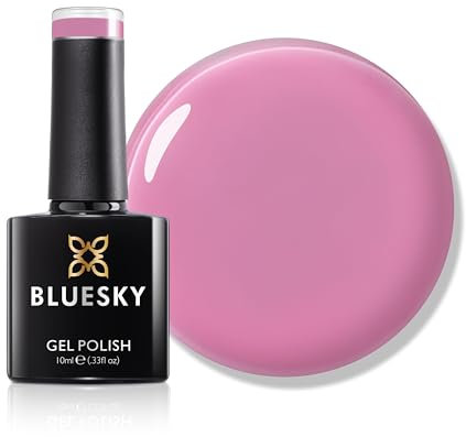 Bluesky Gel Nail Polish 10ml, Pink Crush - SS2508, Pink Gel Nail Polish for 21 Day Manicure, Requires Curing Under LED UV Nail Lamp