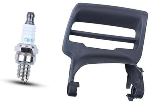 XEDLAMP Protezione maniglia freno catena, for motoseghe Husqvarna 550XP 550 XP 550 XPG con candela di accensione Sostituisci 522677501 Protezione per mano per motosega