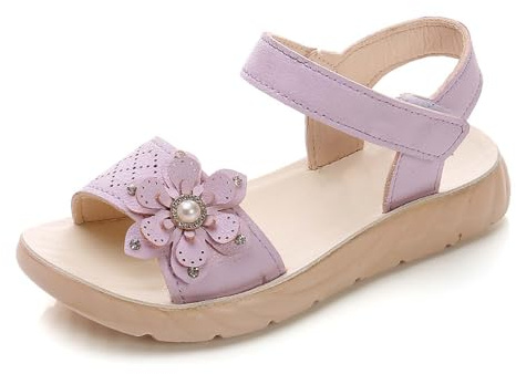 Sandales Fille Enfant Pieds Nus Enfants Enfants Loisirs Été, 003 Violet, 27 EU