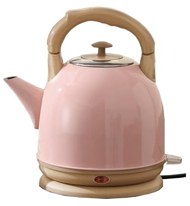 KKTX 5L Quick Boil Kettle, Brushed 304 Stainless Steel, for Hot Water Tea or Coffee | Swivel Base, Large Capacity pink,5L