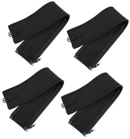 KOMBIUDA Kabelschutz Kabel Organizer Hülle Mit Reißverschluss Neopren Flexibel Langlebig 4 Stück Für Heim Büro Entertainment Center