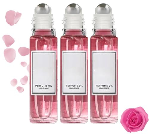 Parfum Aux Phéromones Pour Femme,Parfum au Pheromone Pour Femme,Ecdf Parfums Phéromones,Parfume Eclat De Femmes,Roll-On Flavor Parfums Longue Durée, Confiant et Beau (3PC)