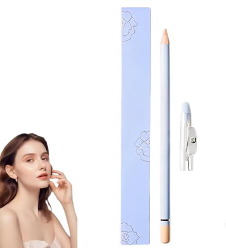 Crayon correcteur multifonctionnel waterproof avec taille-crayon, Crayon correcteur - Stick couvrant, Correcteur anti-cernes, Illuminateur de teint, Anti-cernes (02#)