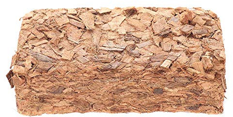 HEEPDD Ekologisk Kokosnötstegel, Växtmedium för Komprimerad Fiber, Expanderar med Vatten för Orkidéer och Grönsaker, 8x4x2,4 Tum, Idealiskt för Trädgårdsskötsel i Behållare