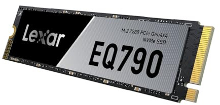 Lexar EQ790 SSD 2TB, M.2 2280 PCIe Gen4x4 NVMe 1.4 SSD Interno, hasta 7.000MB/s de Lectura, Almacenamiento de Alta Velocidad Compatible con PS5, Ordenadores de Sobremesa y Portátiles