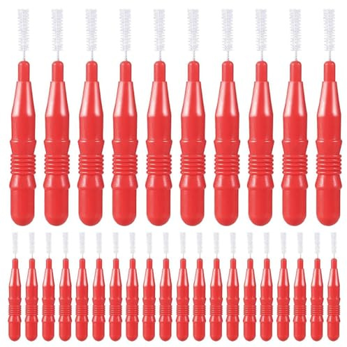 Interdentalborstar - Tandrengöringsplockar, Munvårdsverktyg förMjukt Borst, Kompakta Tandtrådsstickor, Tillbehör förVardagshygien | Stöd förRengöring Av Djupa Tänder förDaglig Vård Av Familjen Ton