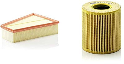 Original MANN-FILTER Luftffilter C 30 161 – Für PKW & Ölfilter HU 711/51 X – Ölfilter Satz mit Dichtung/Dichtungssatz – Für PKW