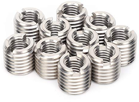 10 Stk Außengewinde-Reduziermutter M10x1,5 auf M16x2 15mm Edelstahl | Geeignet für Luftfahrt, Automobile, Dampfturbinen und Gebrauchtteile-Reparatur; reduziert Außengewinde präzise.
