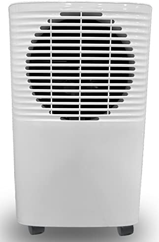 SANEO - Elektrisk luftavfuktare - extraktion 10 liter/dag - 20 m2 - 60 m3 - luftrenare - torkning av tvätt - kontinuerlig dränering - LED-display - tyst - vit