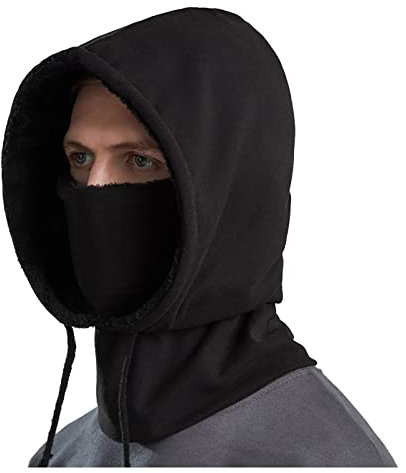 KINKOCCL Sturmhaube Damen Gesichtsmaske Winter Warme Russische Trooper Pelz Ohrenklappen Winter Skifahren Mütze Cap Winter Strick Balaclava Mütze Kapuzen-Schal Gesichtshaube Für Winter