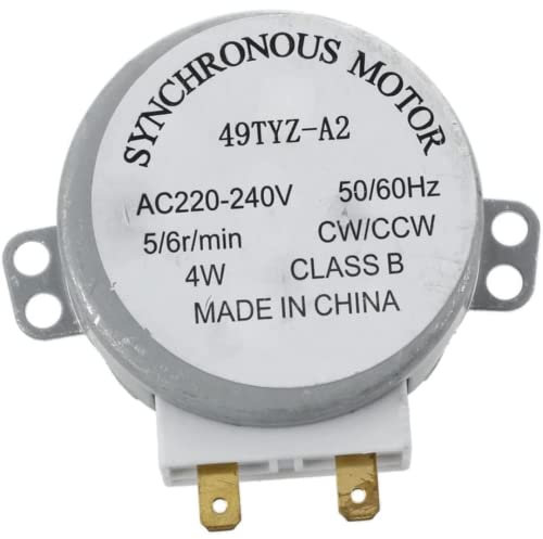 ALGOMAS® Moteur de rechange pour plateau tournant à micro-ondes, compatible avec les modèles de 220-240 V, 5 à 6 tours par minute