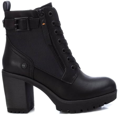 REFRESH - Botín Mujer Negro - Calzado Cómodo y Versátil - Moda casual - Modelo 17123202 (Talla 40)
