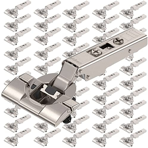 Blum Scharnier Clip Top Blumotion 110° mit Feder, Topfscharnier Inserta, Eckanschlag, vernickelt 50 Stück