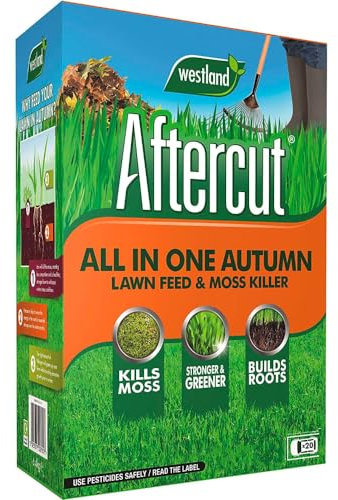 Westland Aftercut All In One Autumn Lawn Feed and Moss Killer 160m2 (20400592)