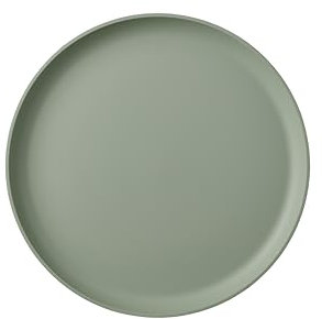 Mepal - Plato llano Silueta - Apto para lavavajillas y microondas - Platos de plástico - Platos llanos - Vajilla - 26 cm - Nordic sage