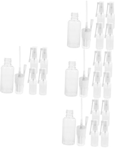 Healeved 20pièces Flacon Pulvérisateur Vide Avec Tête Rotative De Bouteilles De Spray Rechargeables Pour Camping Et Soins Personnels