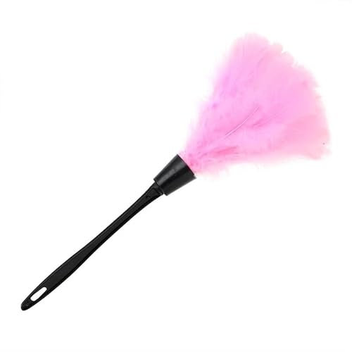 Müheloses Entfernen von Schmutz: Leichter Staubwedel mit weichen, saugfähigen Köpfen for Decken, Jalousien, Regale und mehr(Pink)