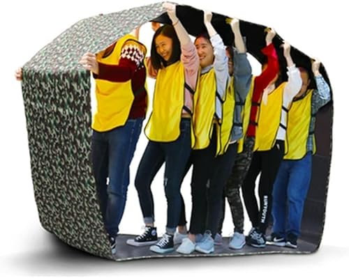 WXF86djl Teamspiele Outdoor-Teamwork-Karnevalsspiel, Indoor-Outdoor-Gruppenspiel, Rennlaufmatte for Grundschul-Feldtag-Hinterhofparty(Kids-4M)