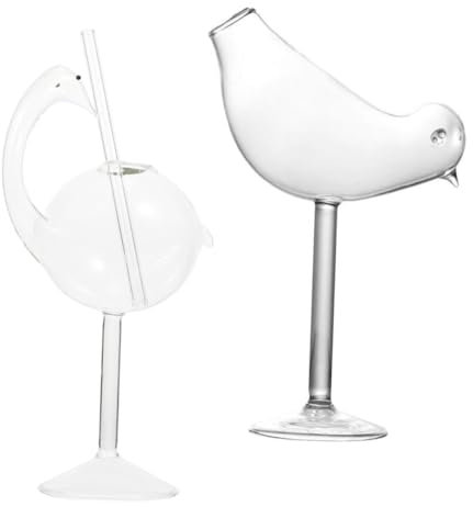 Ciieeo Copas De Cóctel De Vidrio Diseño Simple y Elegante Para Fiestas y Bares