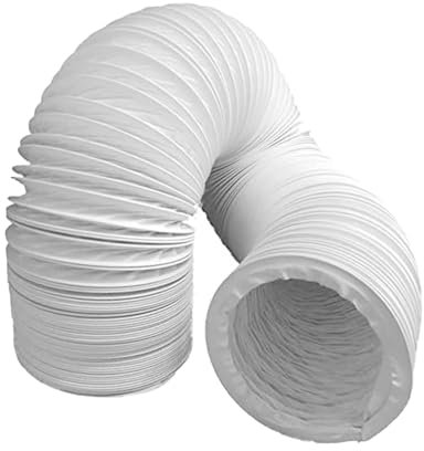 Anakel Home Tuyau d'évacuation Universel pour Sèche-linge de 3 m en PVC avec Renfort en fil d'acier | Tube de sortie d'air Flexible Ø102mm