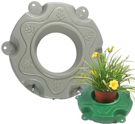 Isola di piante galleggianti per stagno, isola di stagno galleggiante, finsel per laghetti acquatici, protezione per piante regolabile per la gestione dei paesaggi fluviali