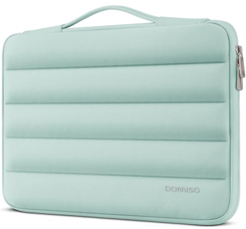 DOMISO 17,3 Zoll Laptop Hülle Tasche Laptoptasche Schutzhülle mit Tragegriff Wasserdicht Stoßfestes Laptophülle Sleeve Case für 17.3 Notebook/HP Pavilion Envy 17/Dell/IdeaPad/LG Gram/MSI,Mintgrün