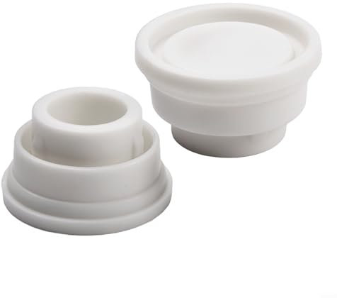 Snowchecking Tampon de protection en caoutchouc pour échelle de piscine, diamètre intérieur 40 mm, blanc