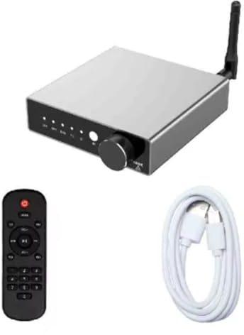 Luobannm Decodificatore Audio Digitale Lossless Bluetooth 5.3 Ricevitore Audio TDA1305T HiFi Decoder per Giradischi Musicale in Alta fedeltà
