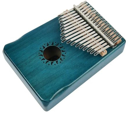 Fingerklavier-Kalimba Kalimba Mit 17 Tasten Daumenklavier Keyboard Instrument Zubehör Aus Holz(4)