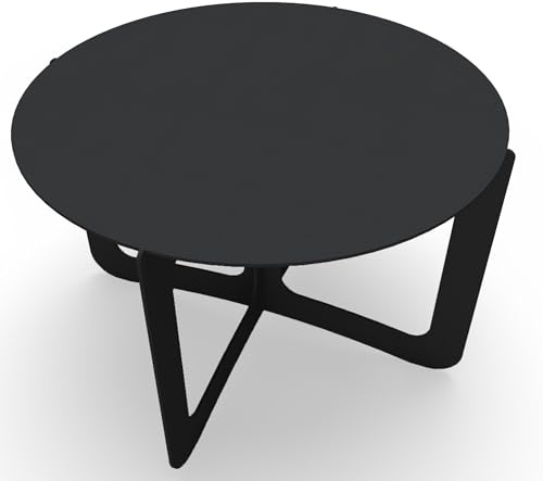 tuning-art Barcelona Wohnzimmertisch Metall | widerstandsfähige Pulverbeschichtung | Beistelltisch | Couchtisch | Innen und Außen einsetzbar | einzigartiges Design