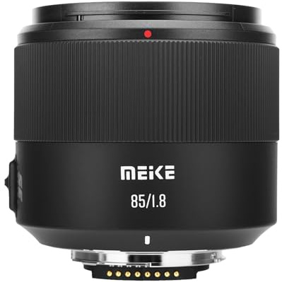 Meike 85mm F1.8 SE Mark II STM AF Full Frame Auto Focus Medium Telephoto High Resolution 8K Portrait Lens Compatible with Nikon F Mount Cameras D850 D750 D610 D780 D3500 D5500 D5600 D5300 D7200 etc.