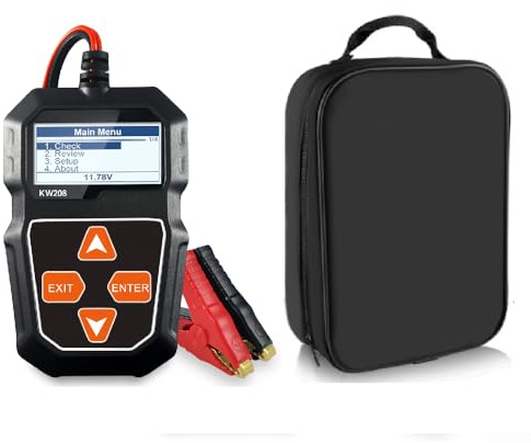 12V Batterietester zur Bestimmung des SOH SOC Innenwiderstands und zur Spannungskompatibilität mit überfluteten und Gel-Batterien