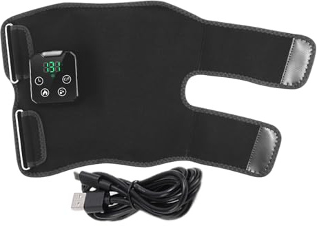 Chauffe-mollets,Sans fil avec minuterie et 3 modes - Massage par Compression d'Air avec Chaleur - Récupération post-entraînement pour hommes femmes seniors coureurs maison bureau