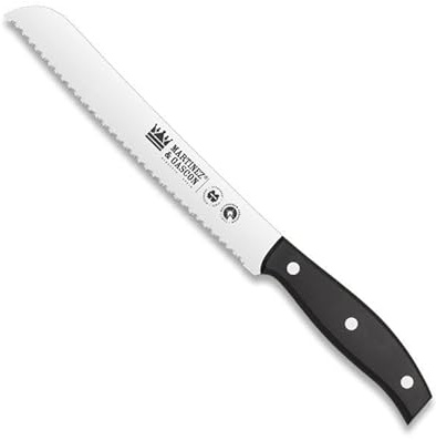 Martínez y Gascón Cuchillo Panero 21,5cm con Mango POM Negro