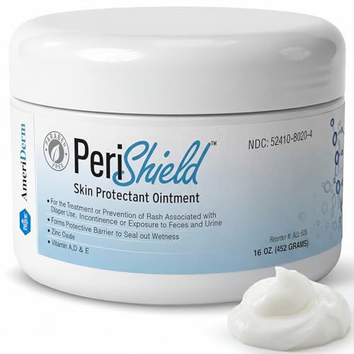 MED PRIDE Skin Protectant 16 oz Diaper Rash Ointment Zinc-Oxide Diaper Rash Cream For Babies With Vitamin A, D & E- Paraben-Free Healing Baby Butt Cream For Rash Treatment & Prevention