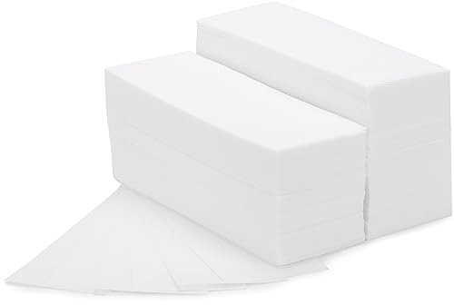 400 Pieces Large Non Woven Wax Strips 7.5 x 2.6 Inches Body and Facial Hair Removal Waxing Strips Soft Waxing Paper Sheets