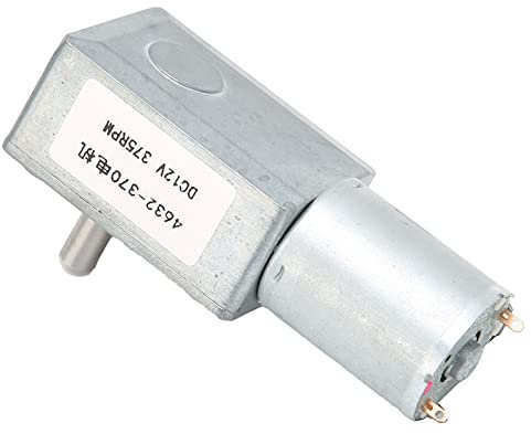 Moteur De Réduction électrique à Vis Sans Fin 4632-370 Pour Ouvre-fenêtres, Treuils Miniatures – Moteur Puissant DC 12 V, Vitesse De 375 Tr/min Pour un Fonctionnement Fluide