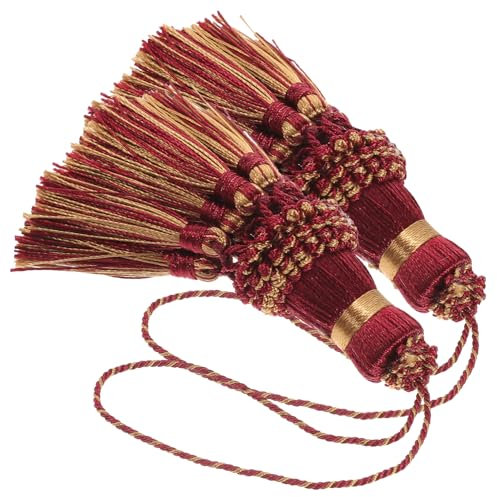 ULDIGI 2piezas Colgante De Artesanal para Adornos De Cortinas Decoración Borlas Largas para Manualidades para Decoración De Hogar